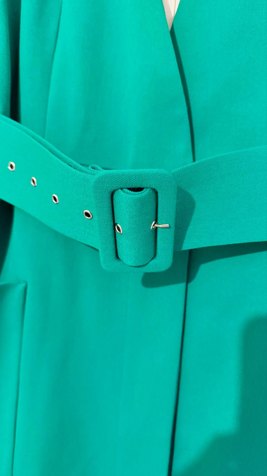 LINED FROCK COAT WITH WIDE BELT - Image 3