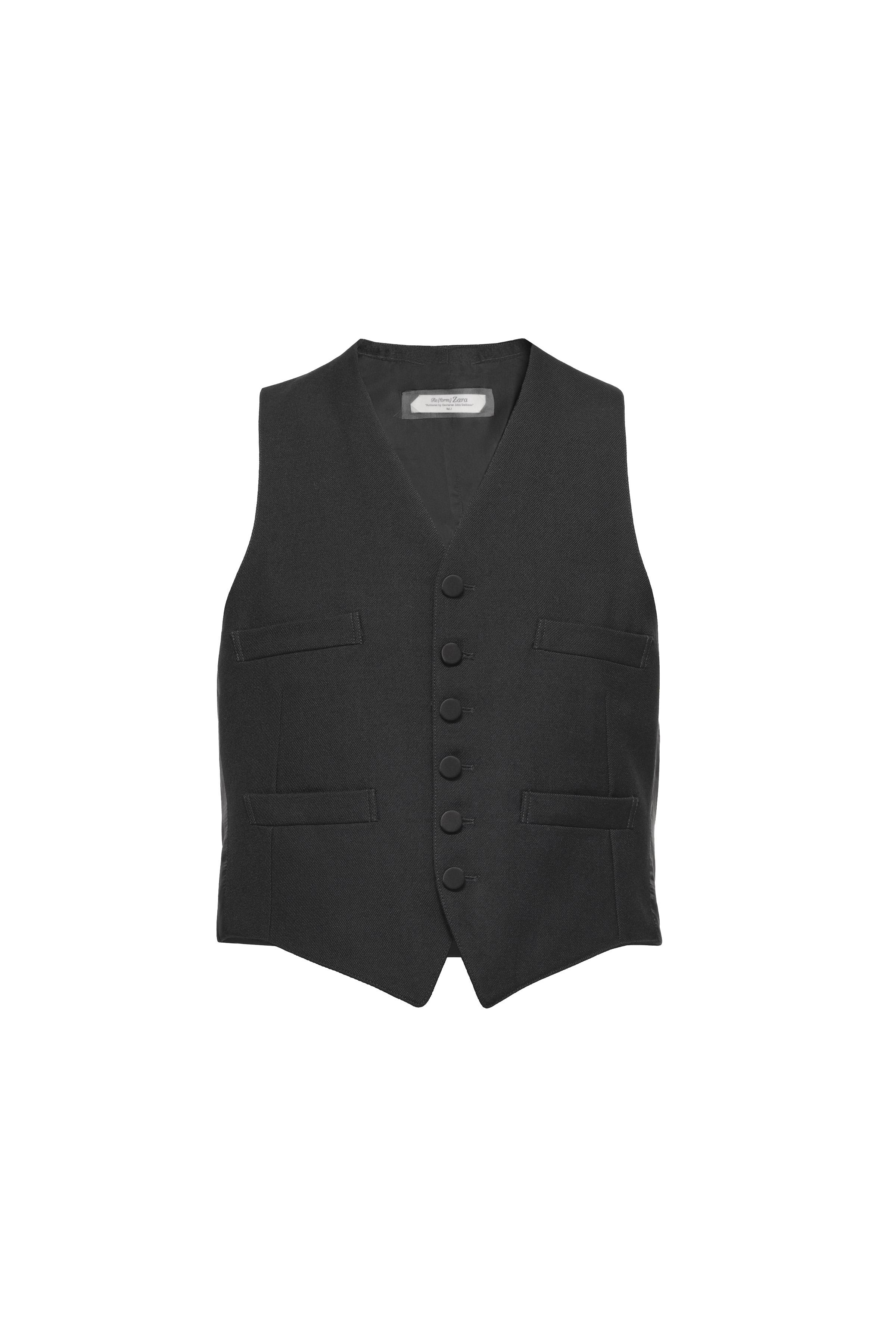 LIMITED EDITION タキシードベスト - ブラック | ZARA Japan / 日本