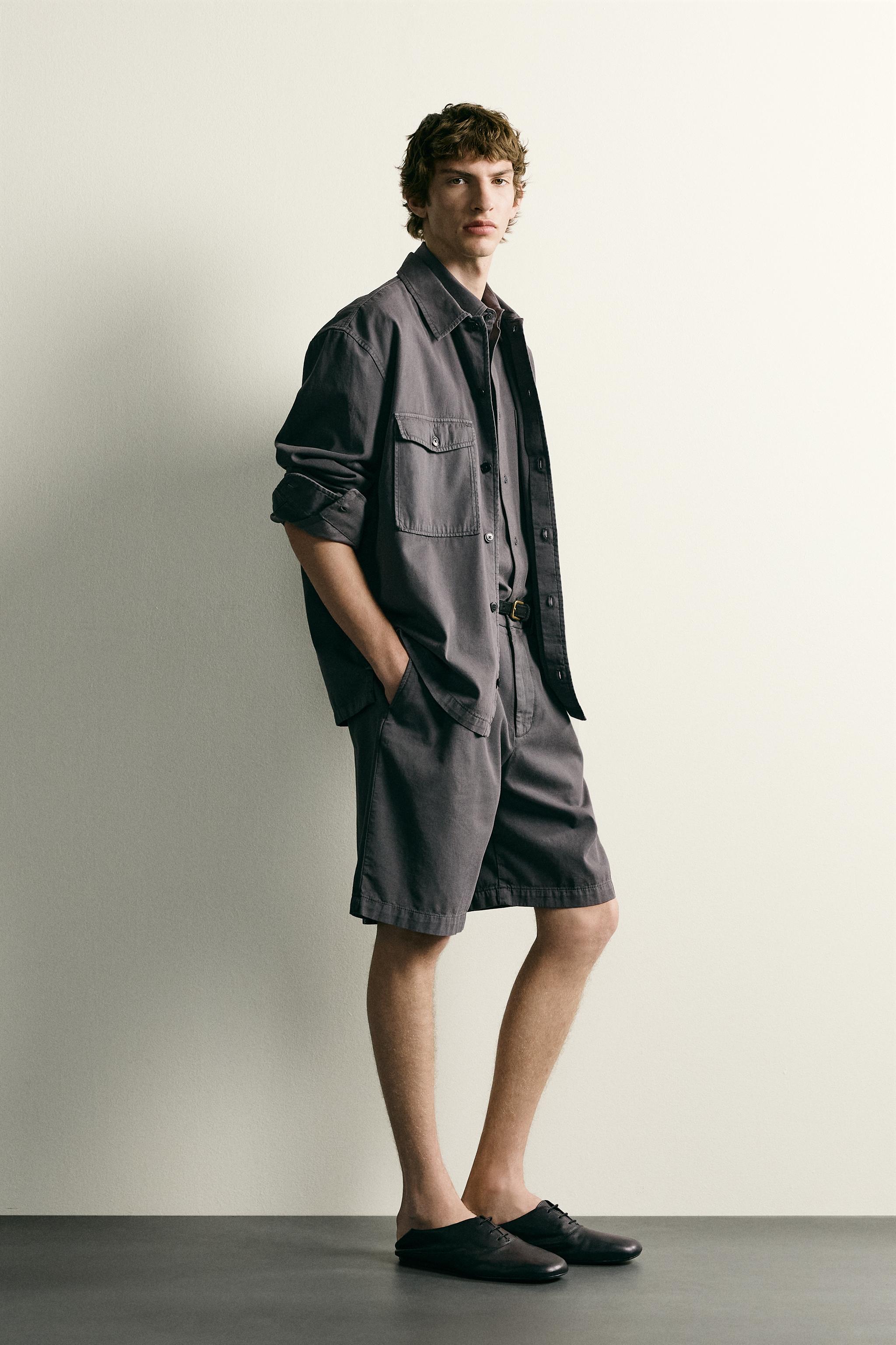WASHED RELAXED FIT SHORTS