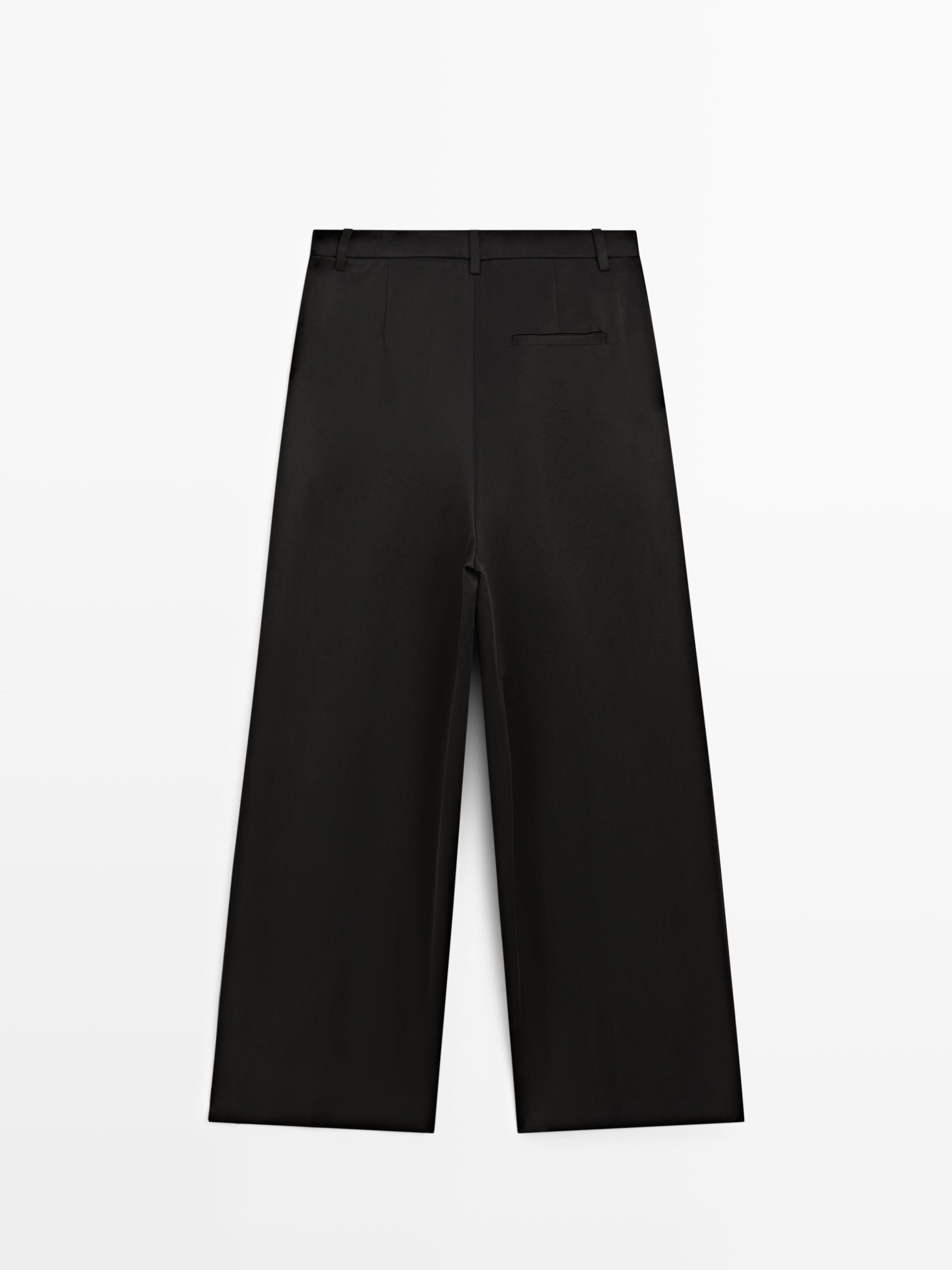 Pantalon fluide plissé
