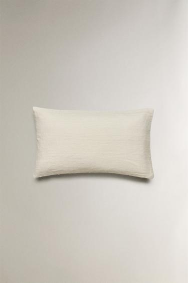 SILK CUSHION COVER - Ecru by Zara - Image 0