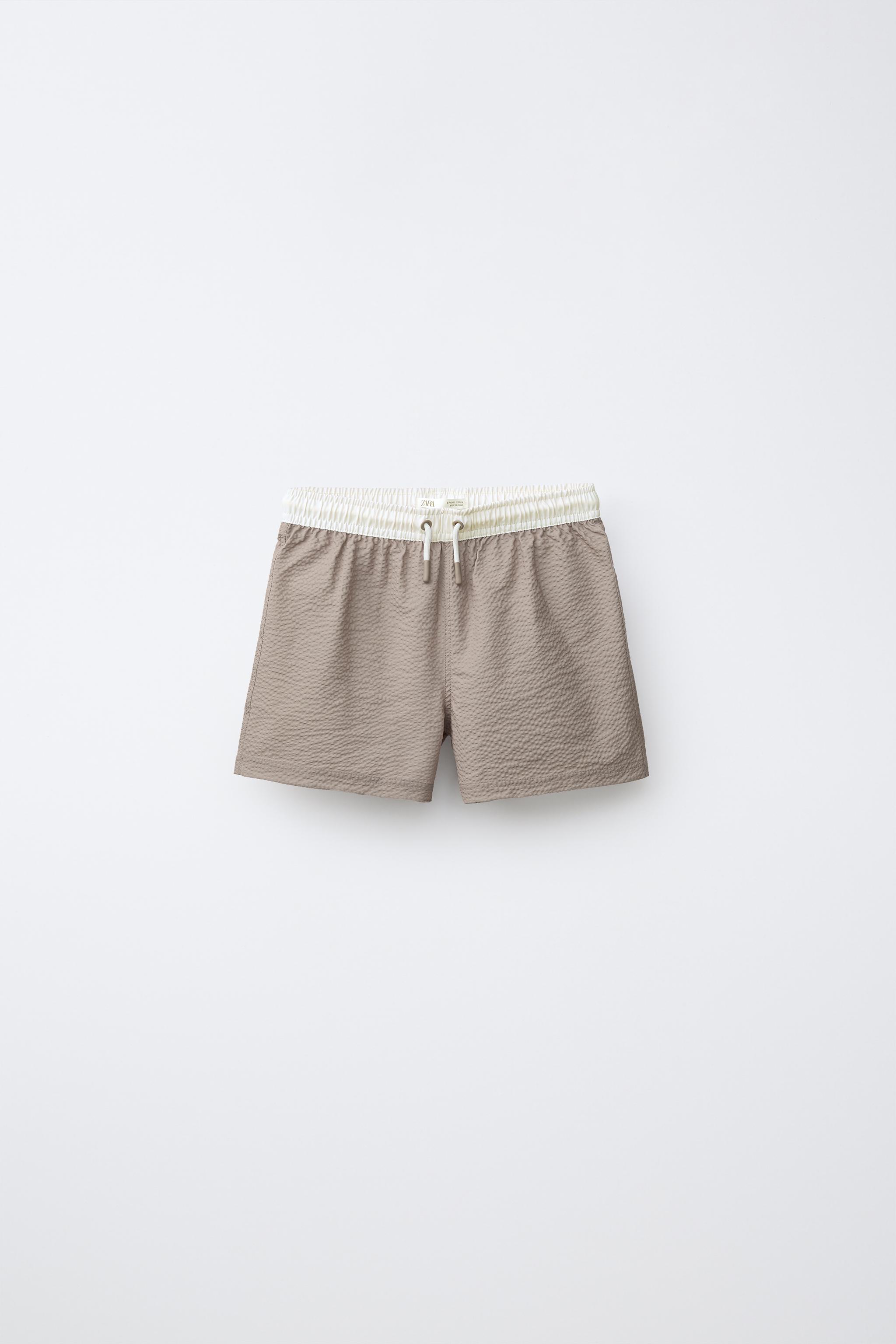 2-6 YEARS / LABEL SWIM SHORTS