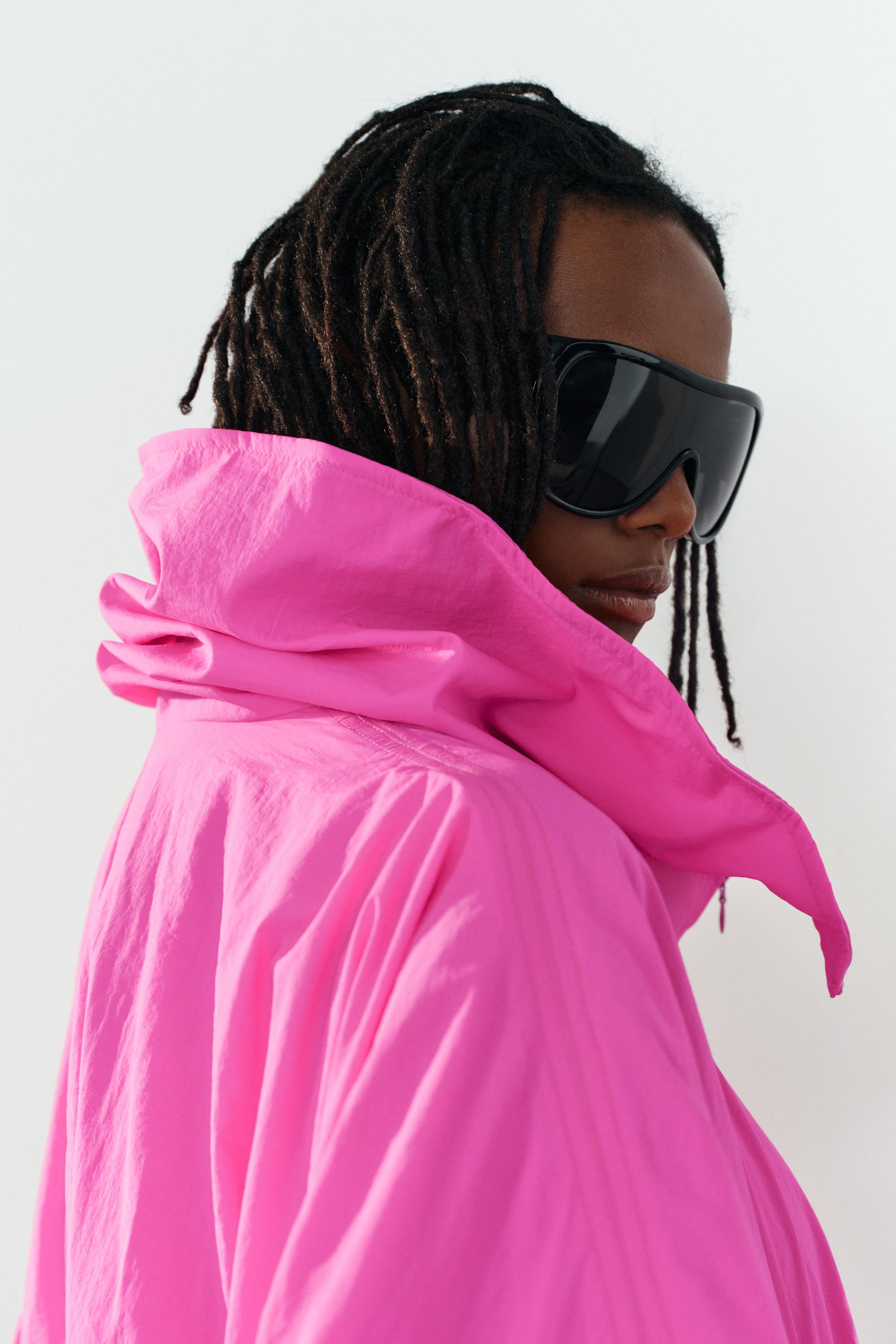HIGH-NECK NYLON JACKET