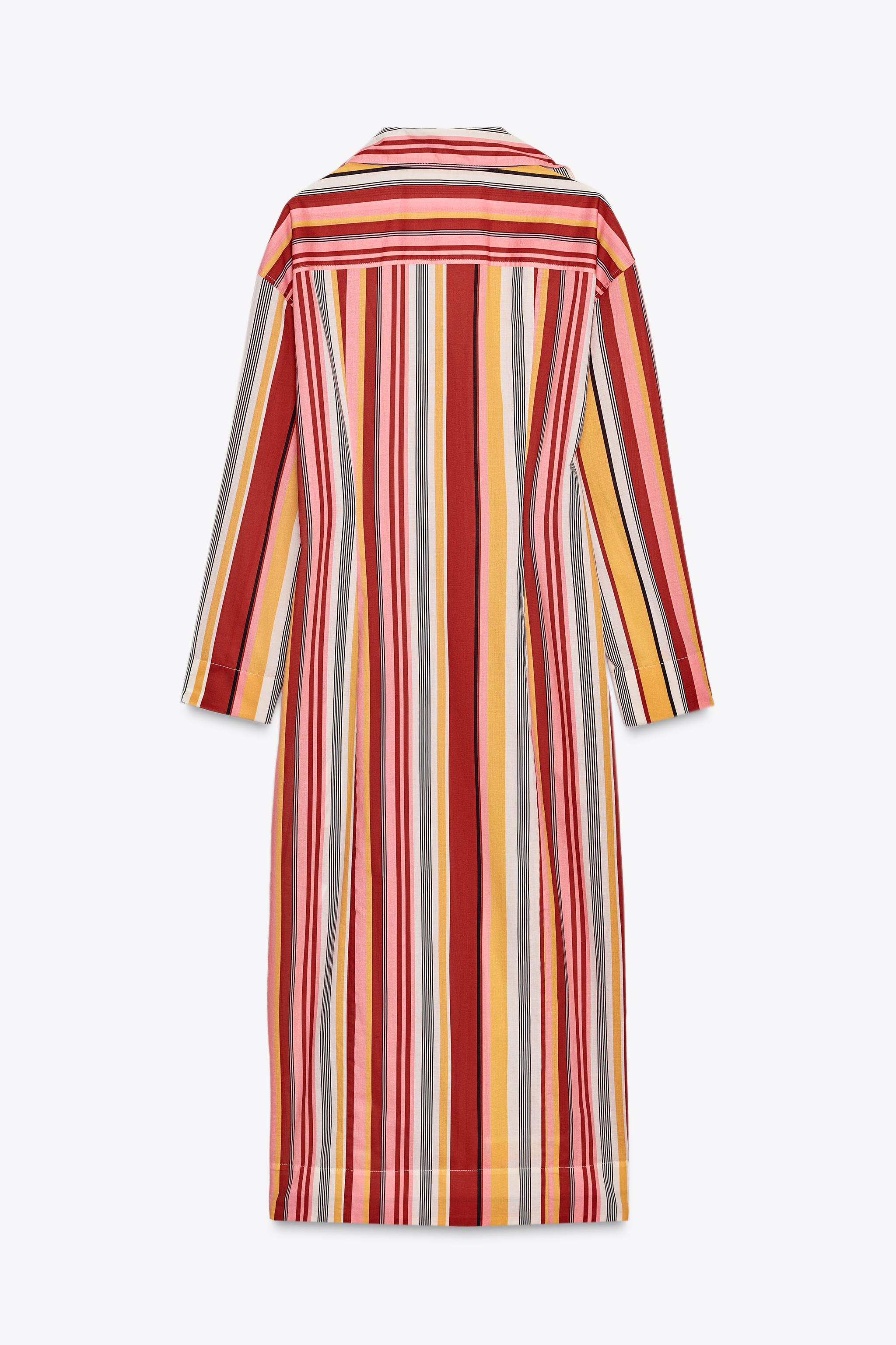 ワンピース Stripe Jacquard Shirt Dress Stripe Jacquard Shirt Dress - black - Mame Kurogouchi