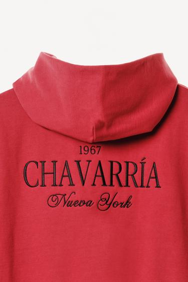 WILLY CHAVARRIA X ZARA RELAXED FIT HOODIE - Red by Zara