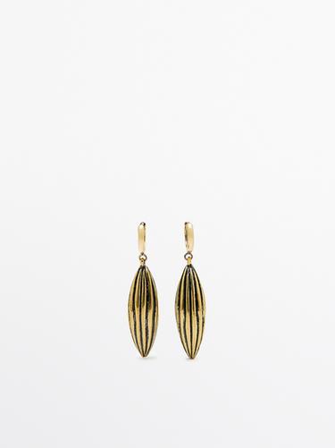 Zara Cocoa earrings - Golden