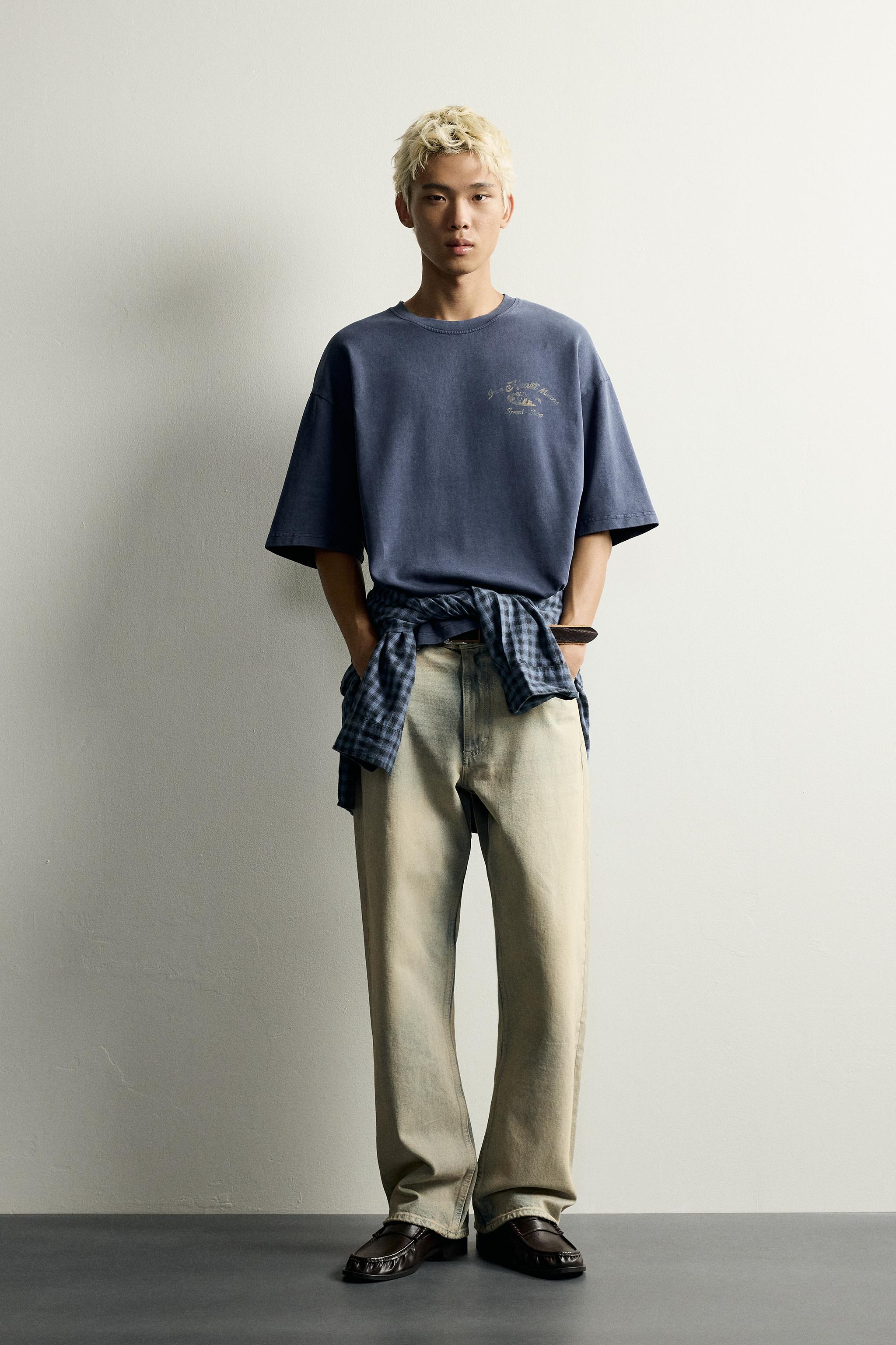 SWEAT RELAXED FIT IMPRIMÉS DÉLAVÉ