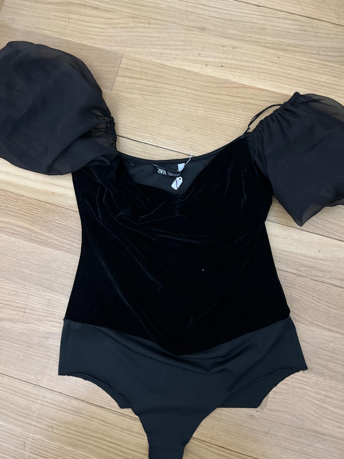 COMBINED VELVET BODYSUIT - Image 6
