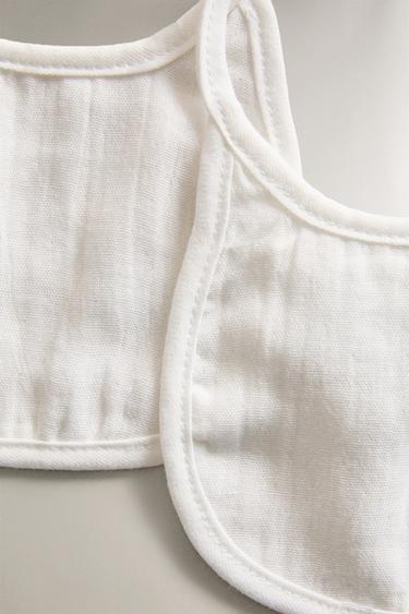 CHILDREN'S ELEPHANT BIB (PACK OF 2) - Oyster-white by Zara - Image 4