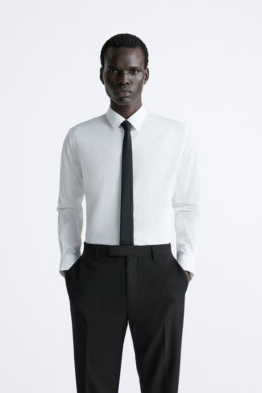 Slim Fit Blazer Garçon Zara Chemise Blanche Zara Homme CHEMISE EN