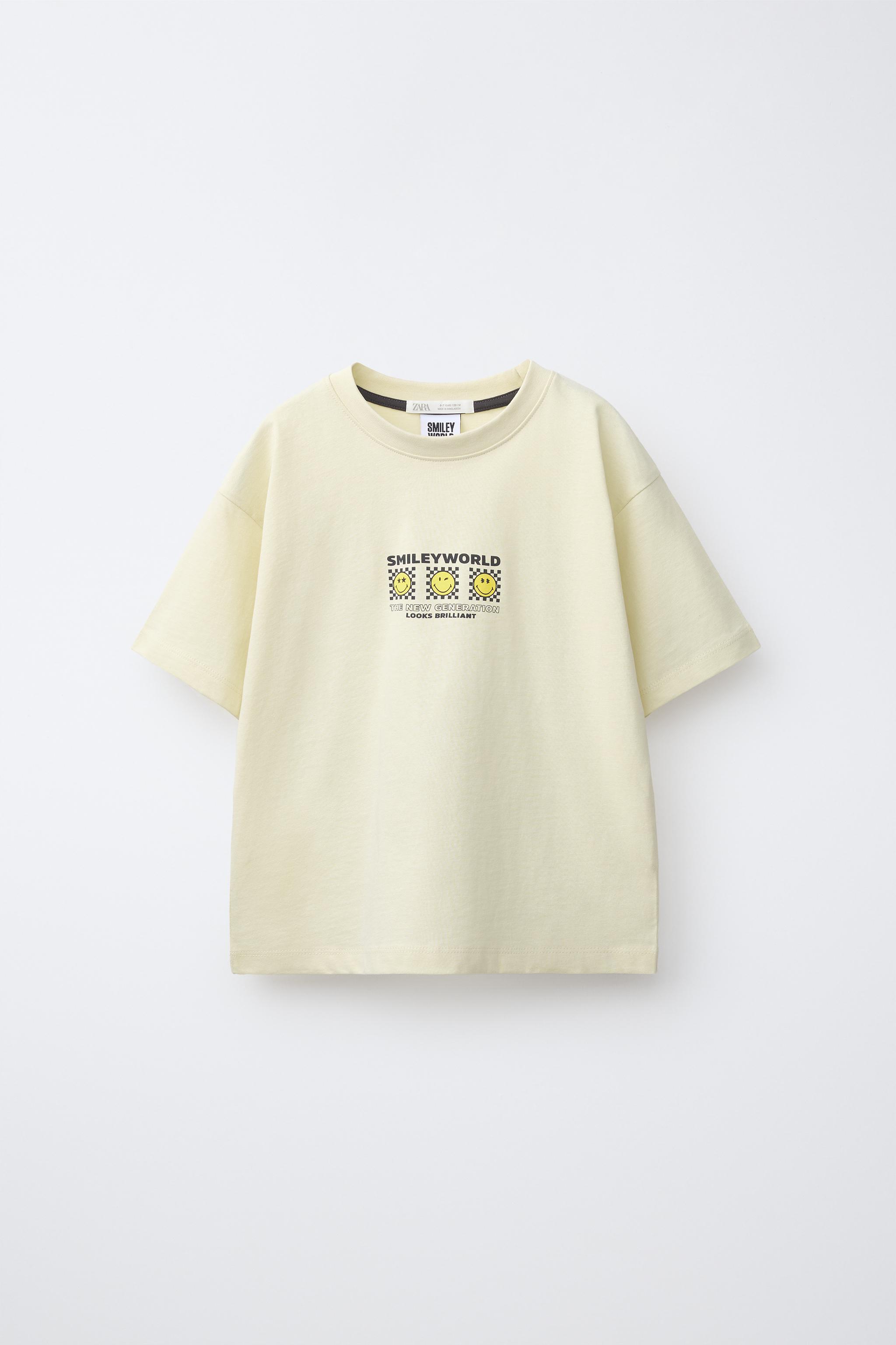 AGES 6-14/ SMILEYWORLD ® PYJAMAS — Yellow (alternate view)