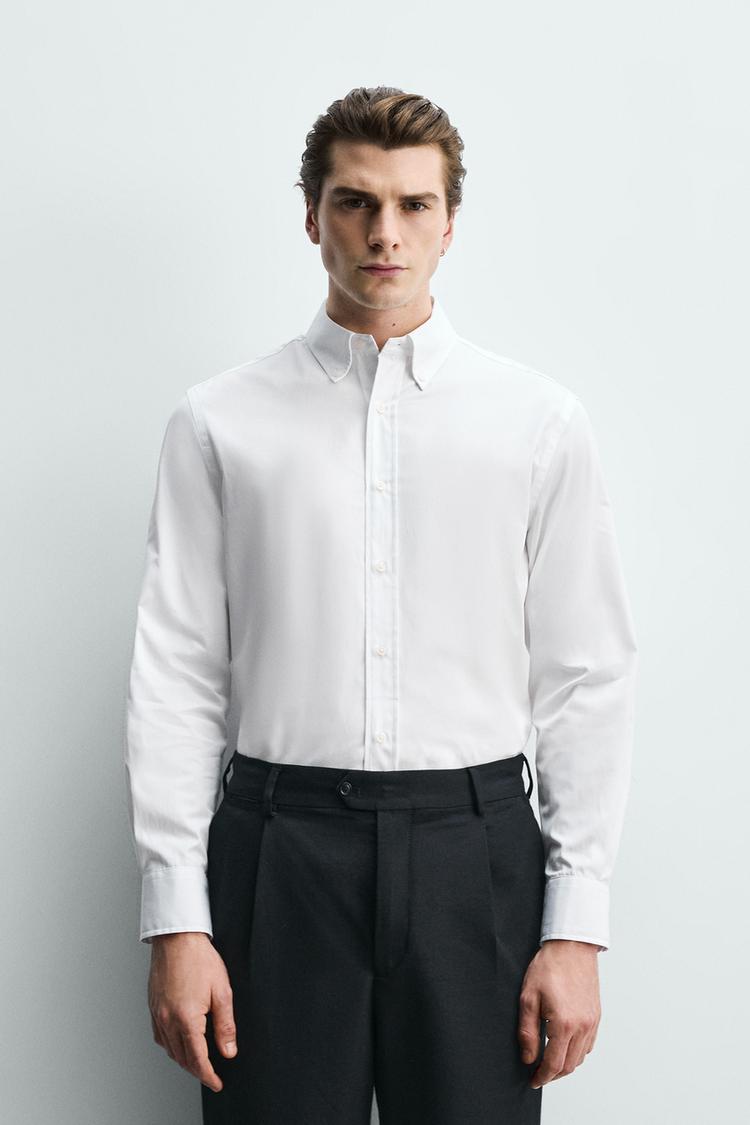 ZARA REGULAR FIT COTTON SHIRT