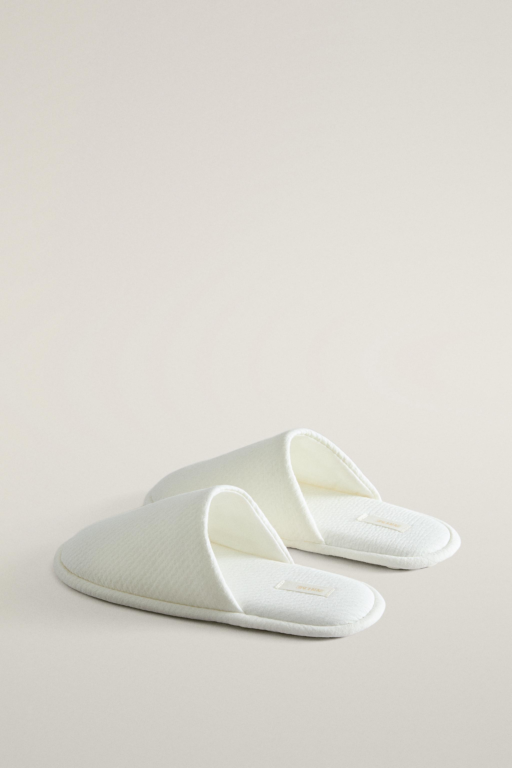 COTTON MULE SLIPPERS