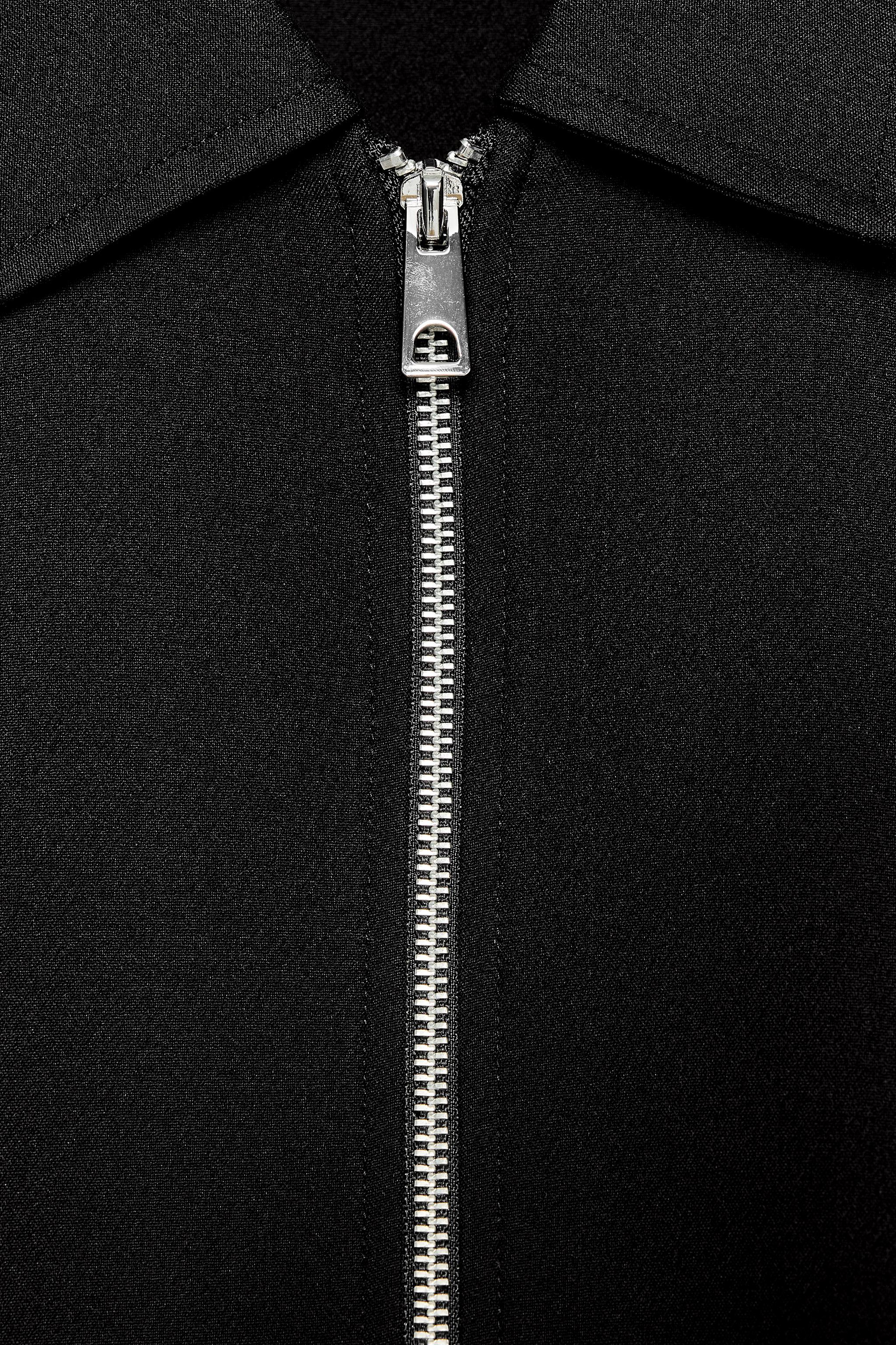 ショートパフジャケット - ブラック | ZARA Japan / 日本