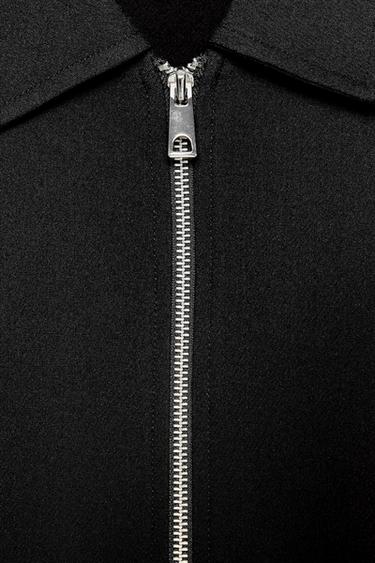 SHORT PUFFED JACKET - Black by Zara - Image 5