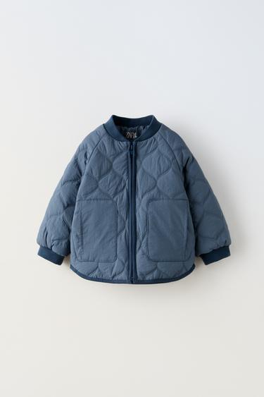 PROVAN BUNDA S PRAVOU WATER REPELLENT - Modr od Zara