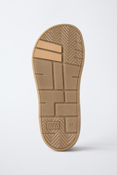 TENNIS OU BASKET EN CUIR BAREFOOT - Marron de Zara - Image 7