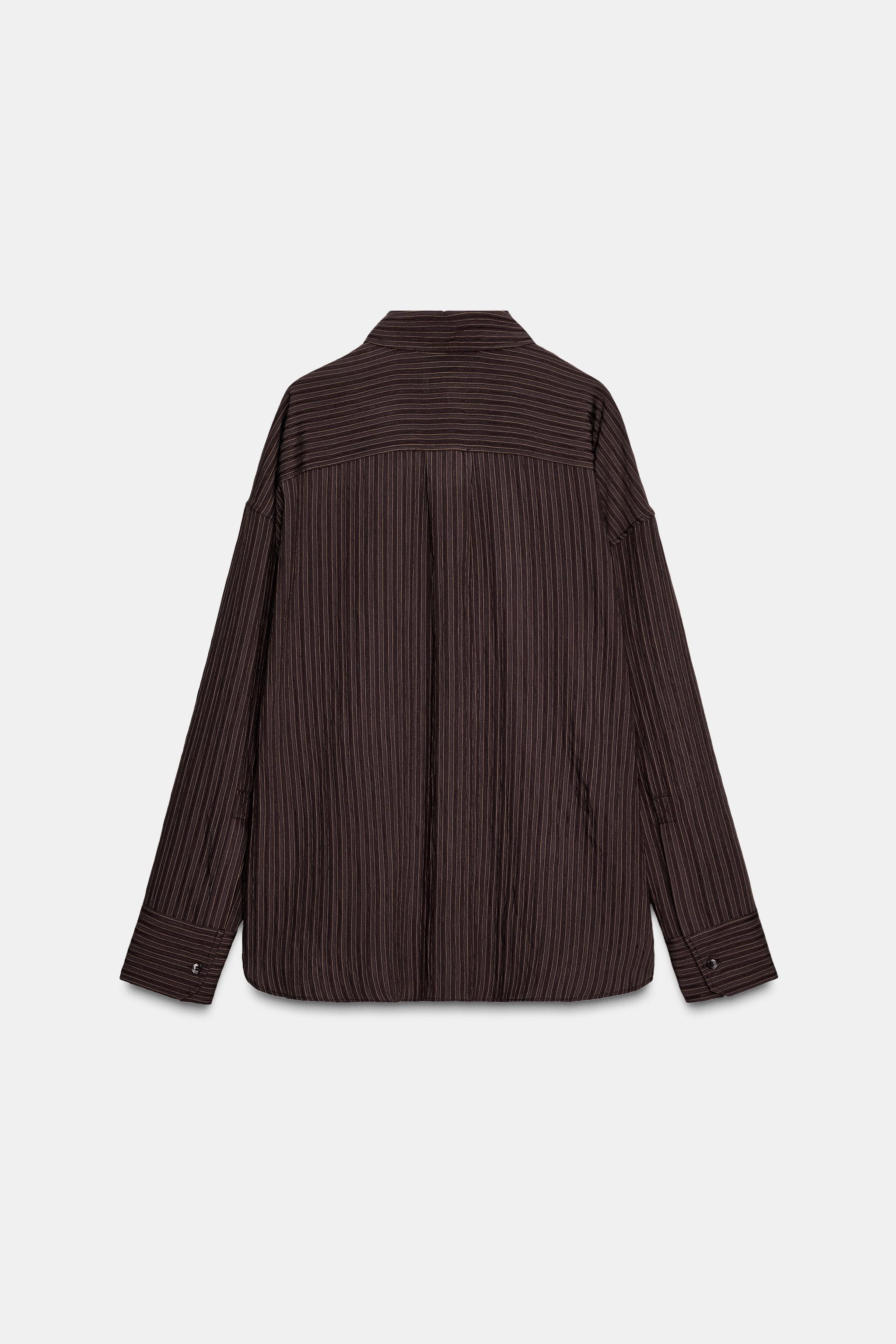 ZW COLLECTION FLOWY STRIPED SHIRT