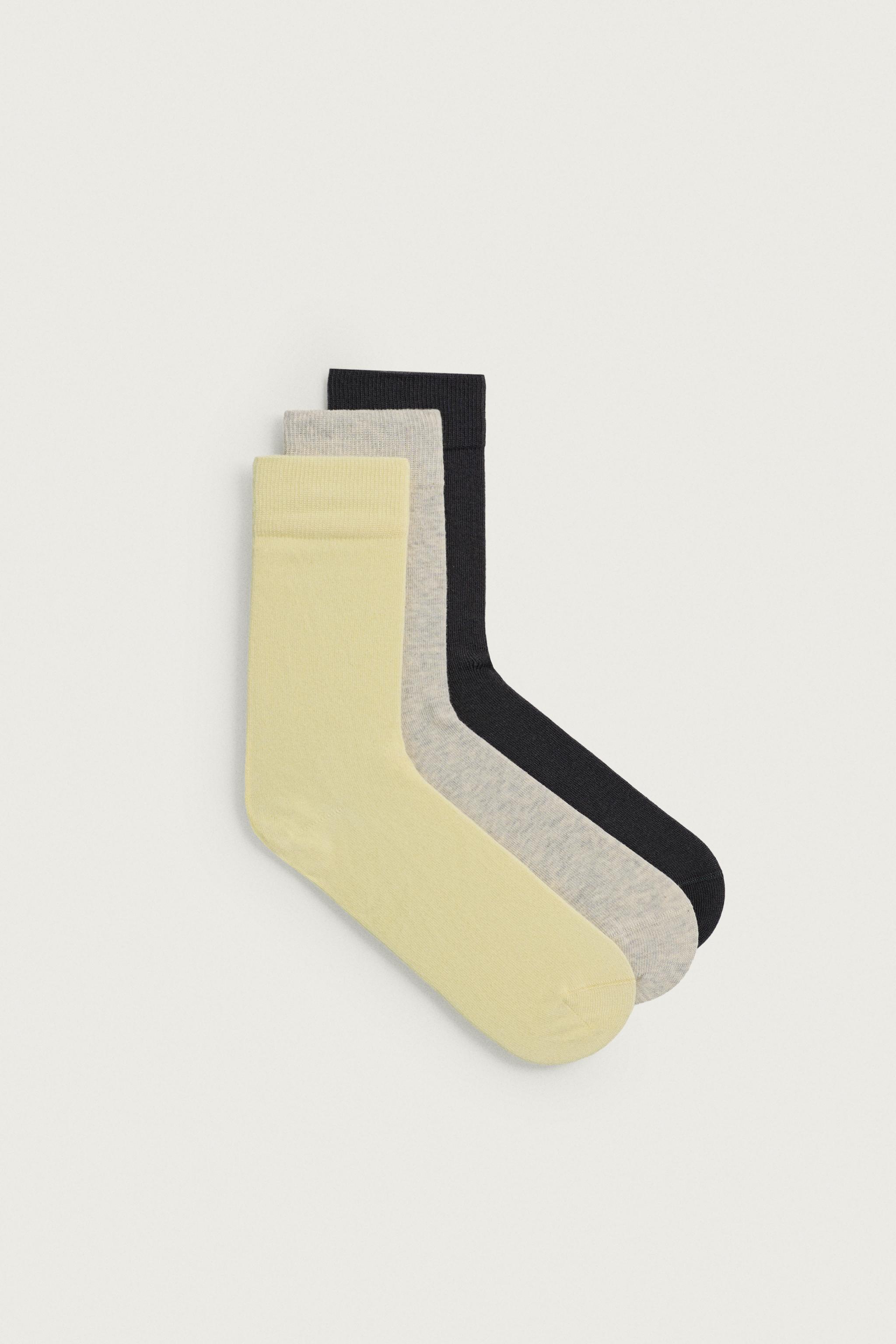 3-PACK OF LIGHTWEIGHT TEXTURED SOCKS