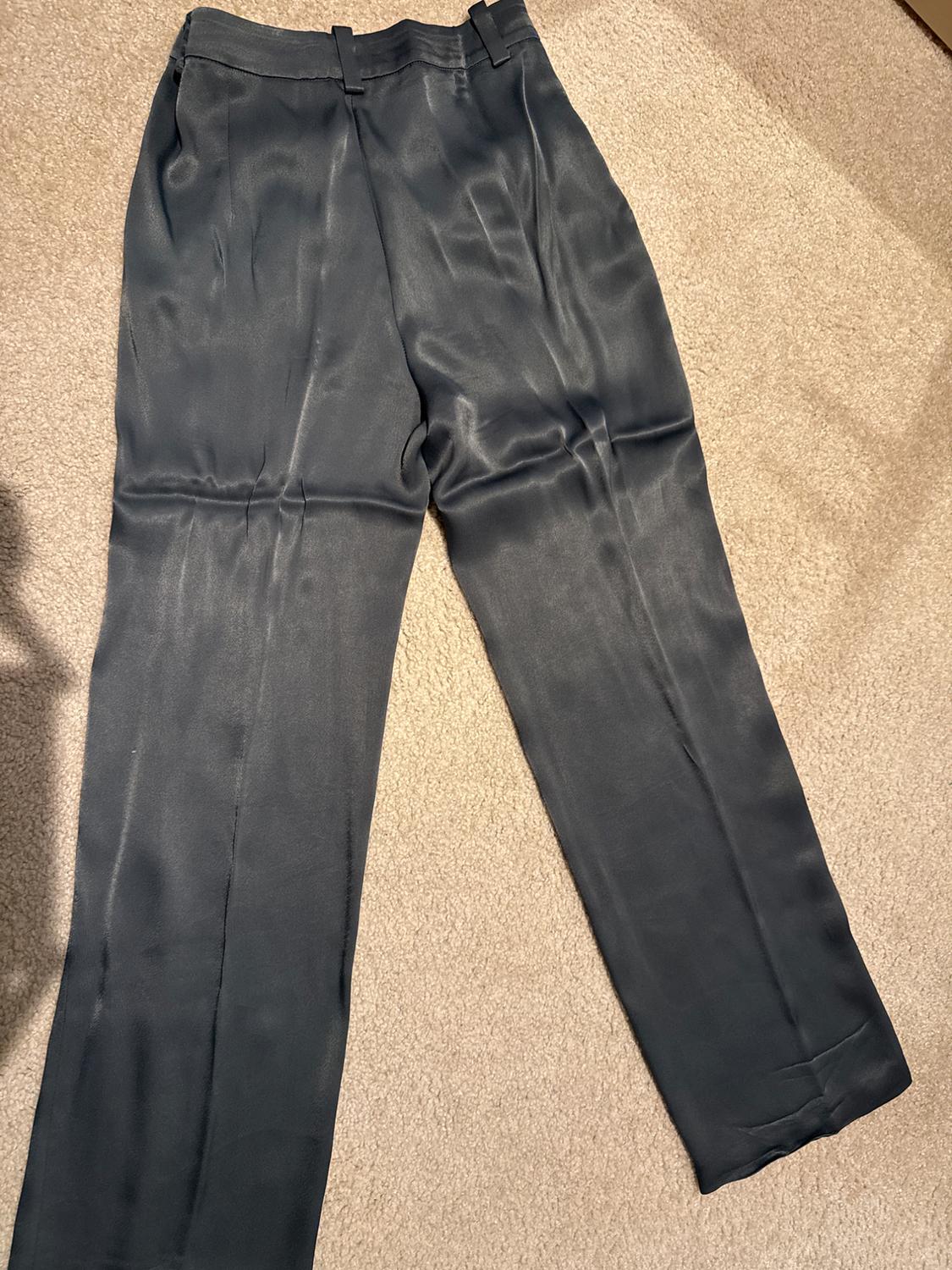 STRAIGHT SATIN EFFECT PANTS - Image 2