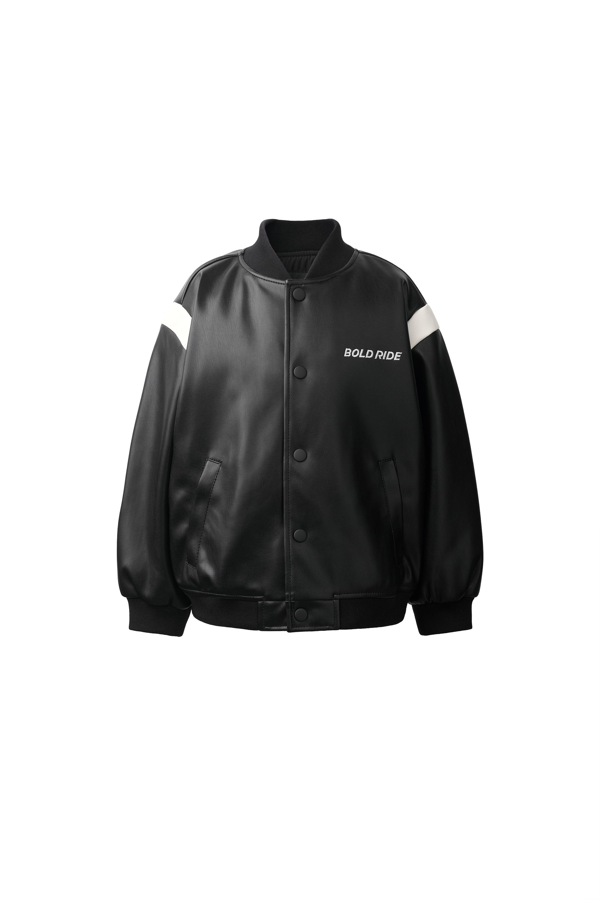 ブラックレザーボンバージャケット M フェイクレザーボンバージャケット - ブラック | ZARA Japan / 日本