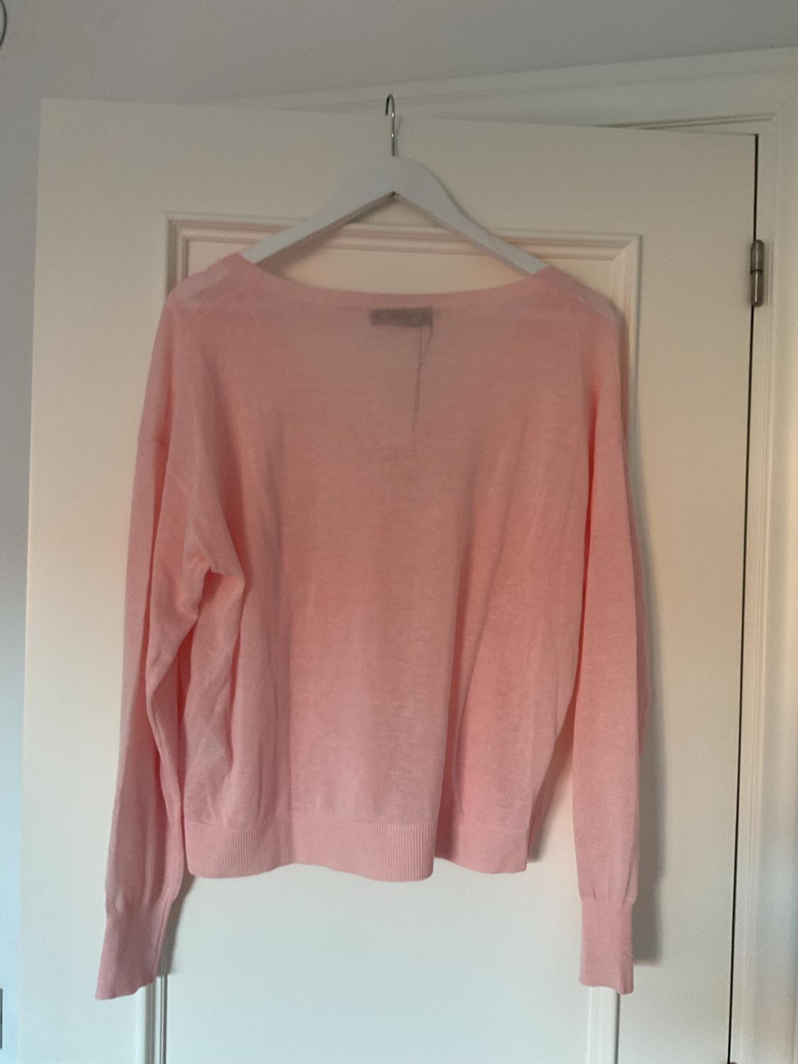 FINE KNIT V-NECK JUMPER - Image 2