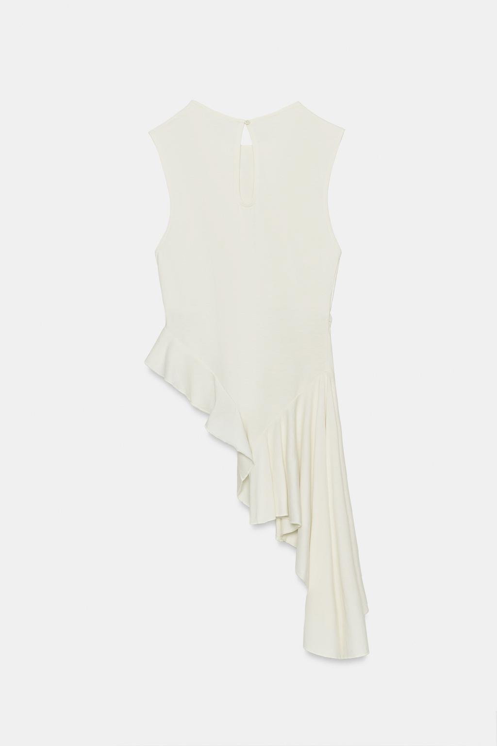 ASYMMETRIC RUCHED TOP - image 2