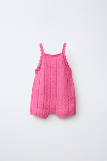 BODY EN MAILLE POINTELLE - Fuchsia de Zara - Image 1