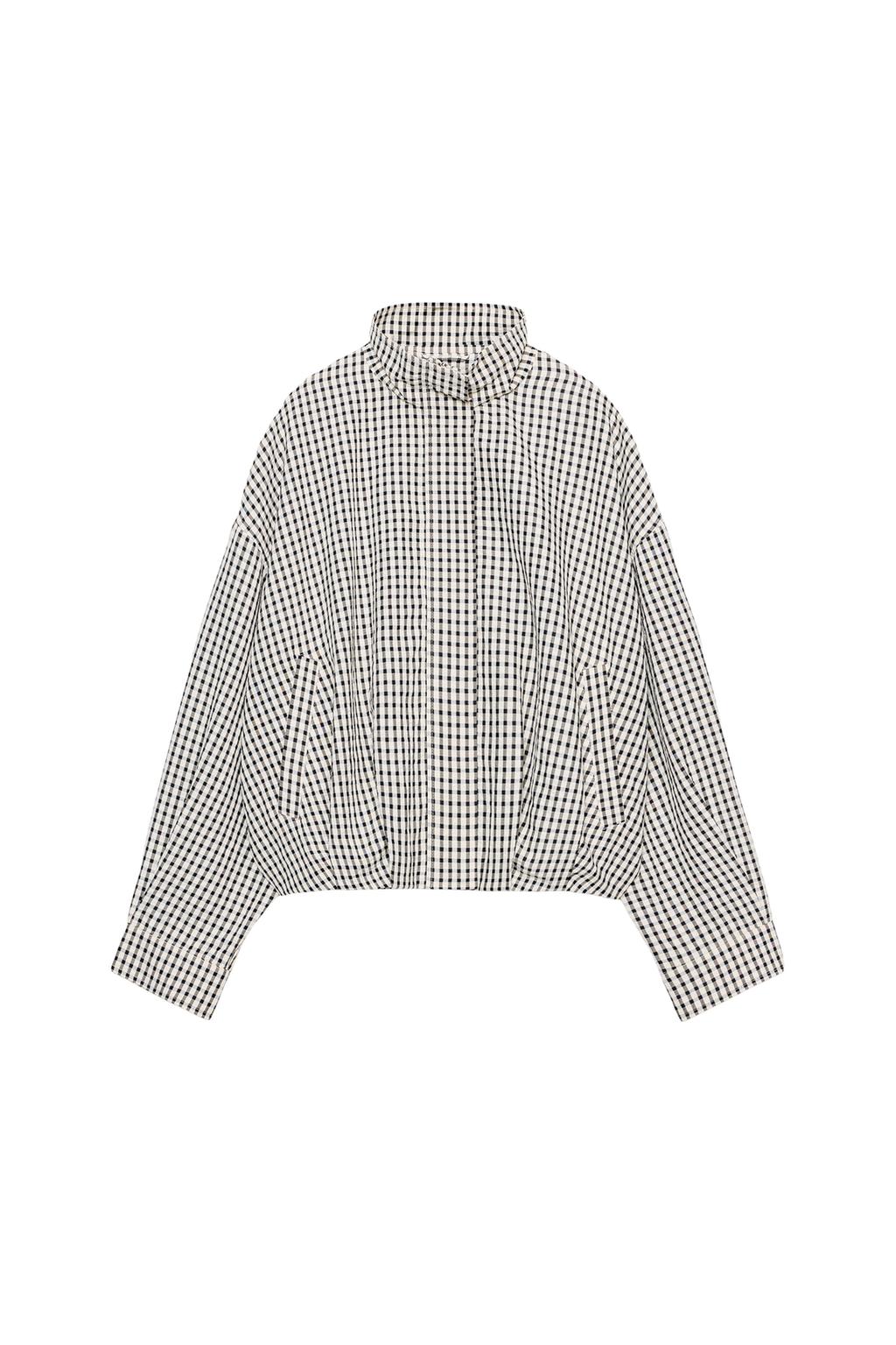PLAID BOMBER JACKET - image 3