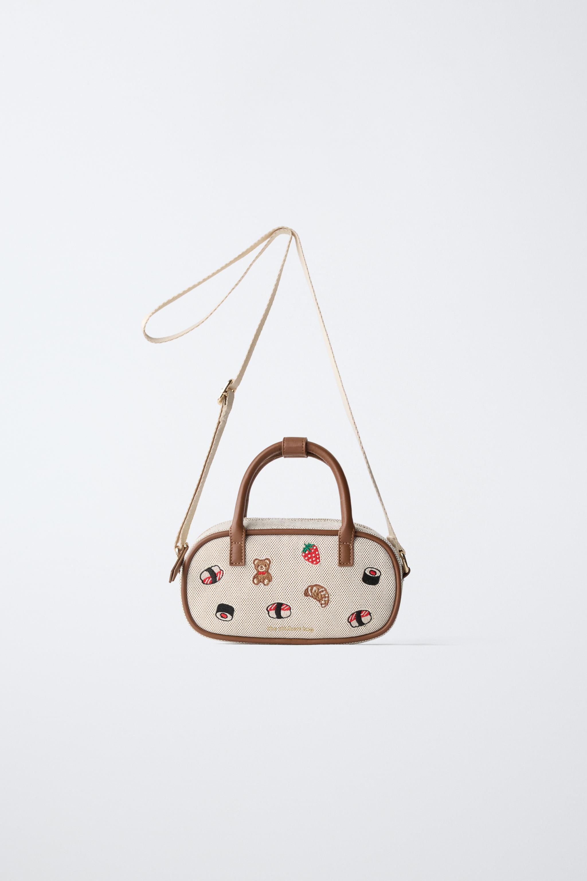 Детские сумки Zara EMBROIDERED CROSSBODY
