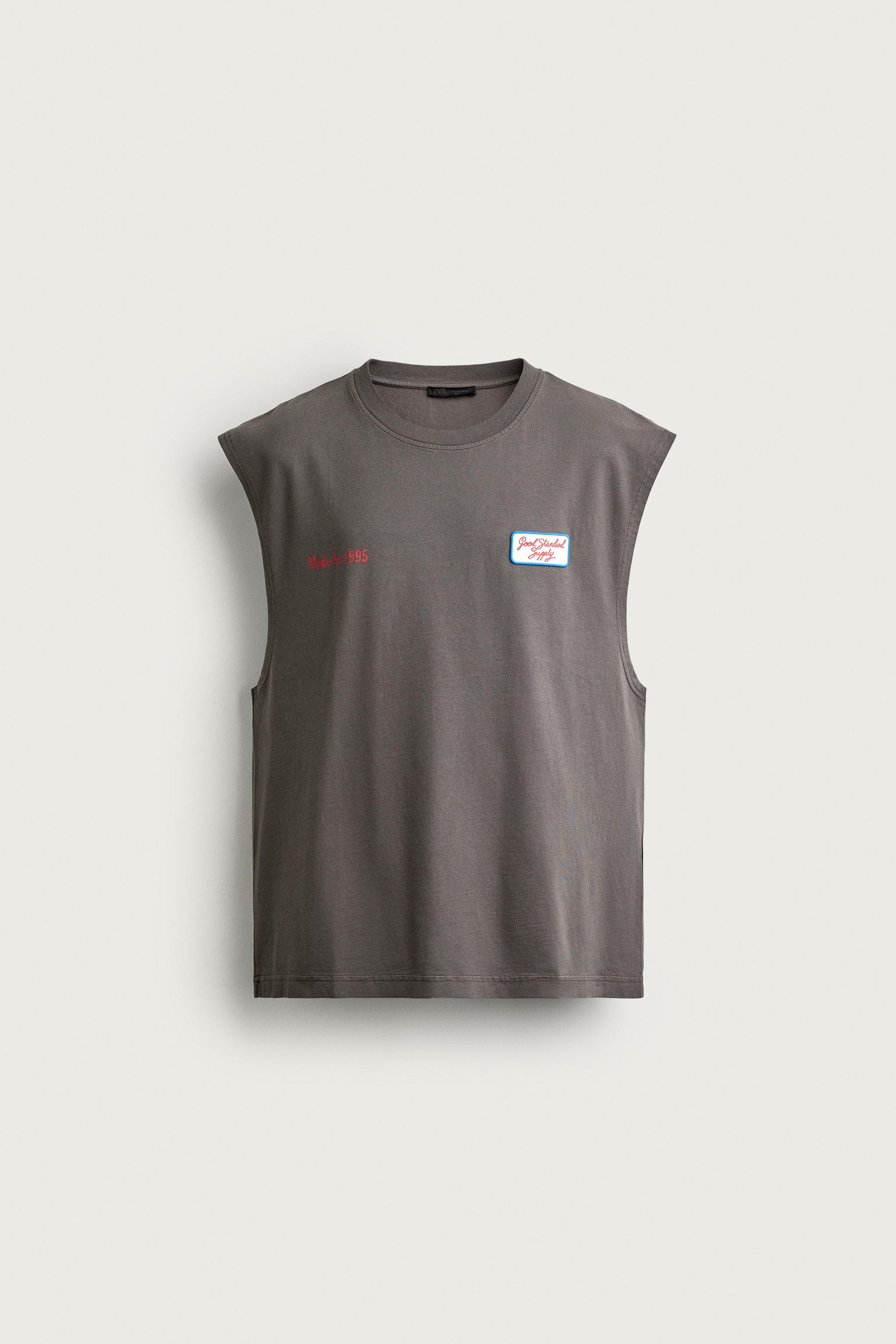 PRINTED PATCH TANK TOP