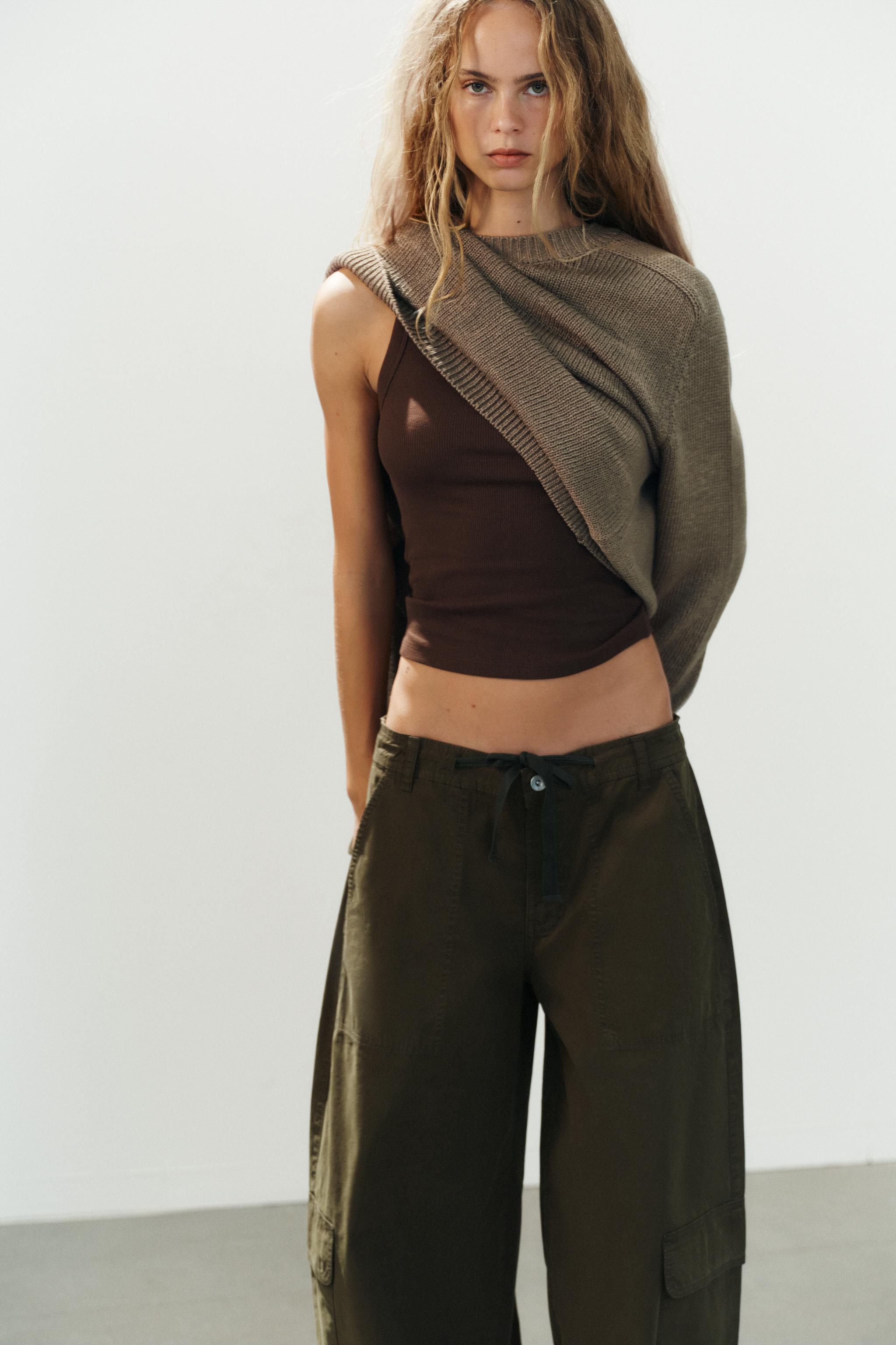 PRINTED OVERSIZED CARGO PANTS