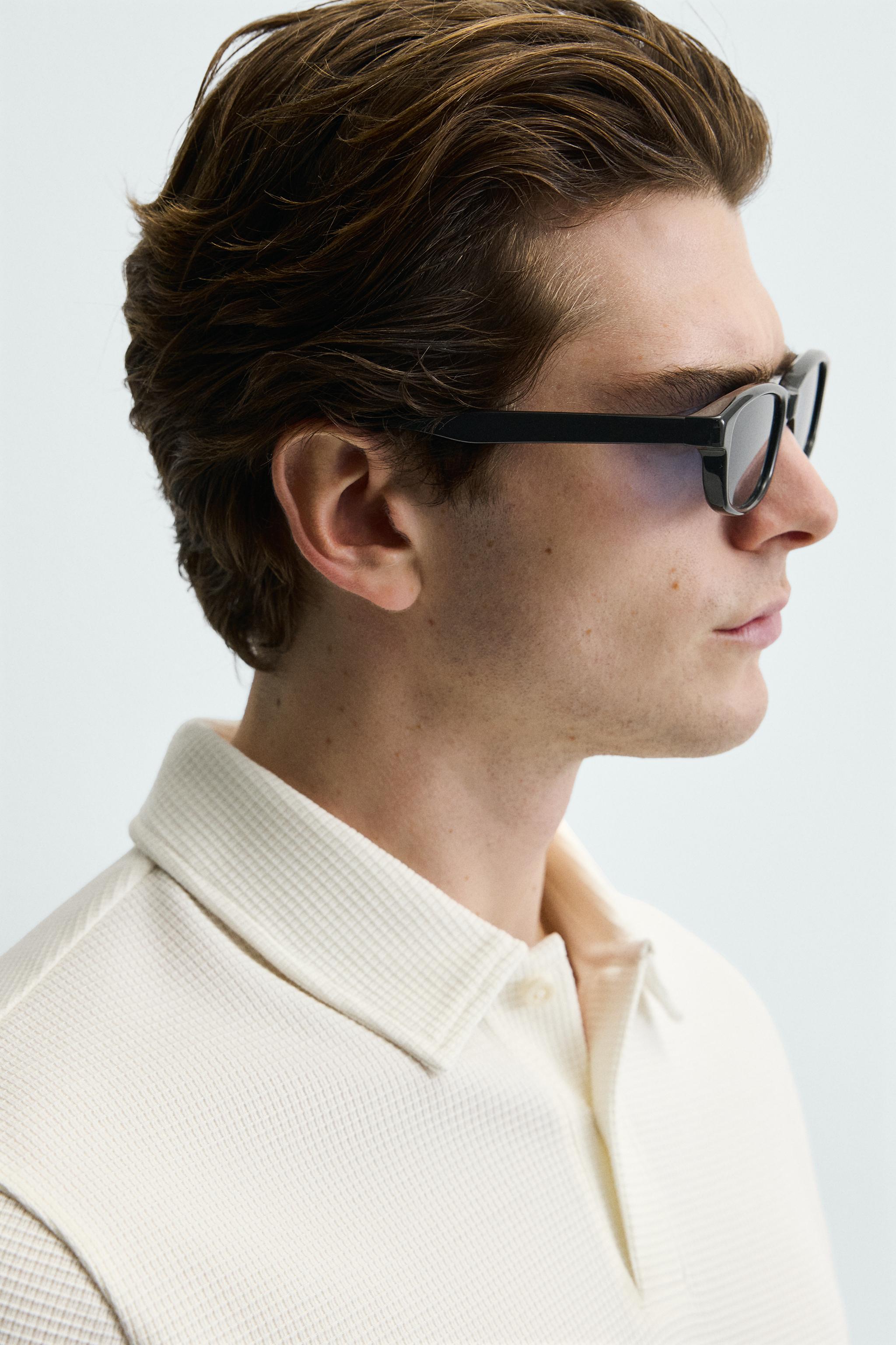 Мужские рубашки Zara WAFFLE TEXTURE POLO — фото 5