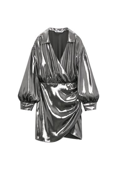 SHORT METALLIC DRESS