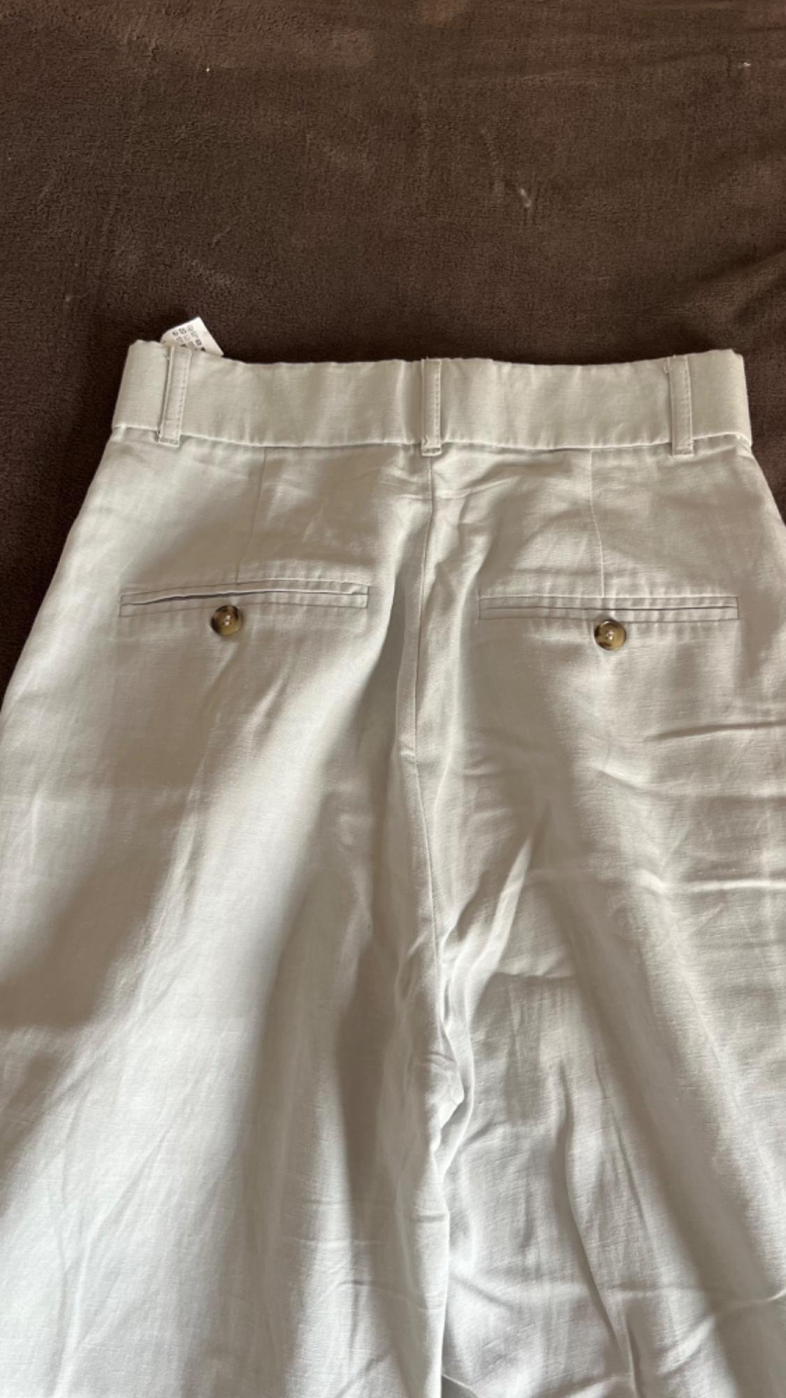PANTALON À PINCES BEIGE - Image 4