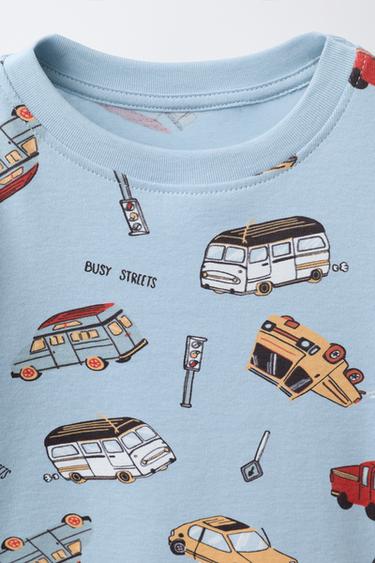 2-6 YEARS/ CAR PRINT PYJAMAS - Blue by Zara - Image 5