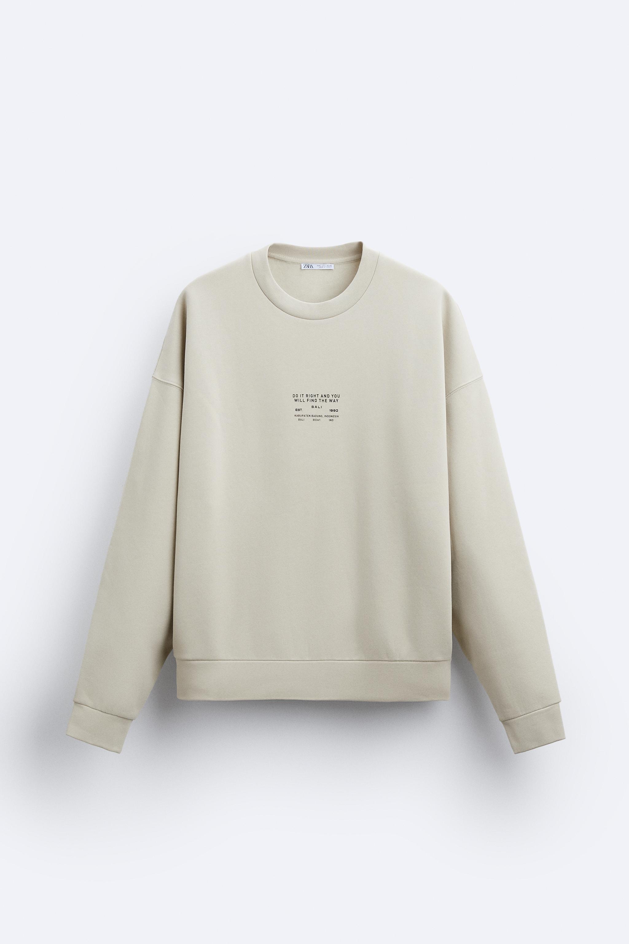 Zara 2024 slogan jumper