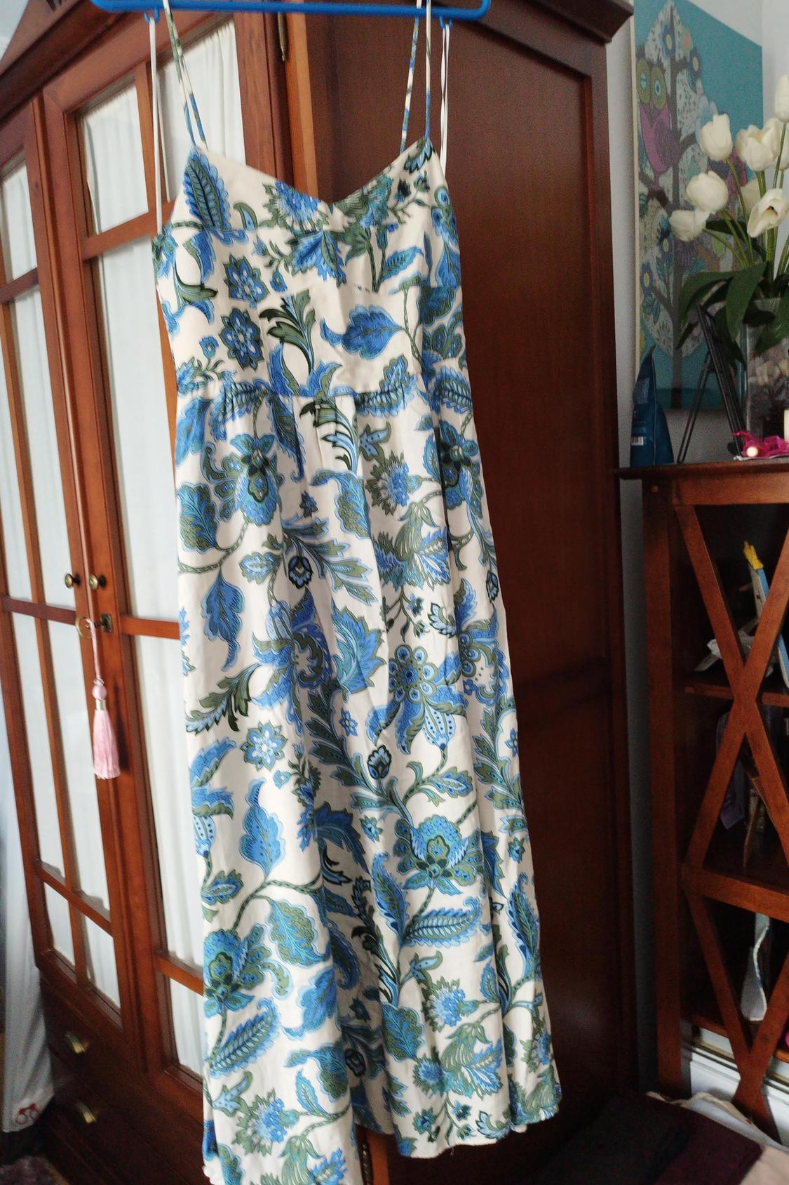 PRINTED MIDI DRESS