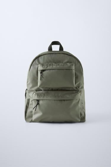 MOCHILA BÁSICA - Verde Caqui de Zara