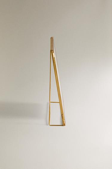 TRIANGULAR STRUCTURE PHOTO FRAME - Golden by Zara - Image 2