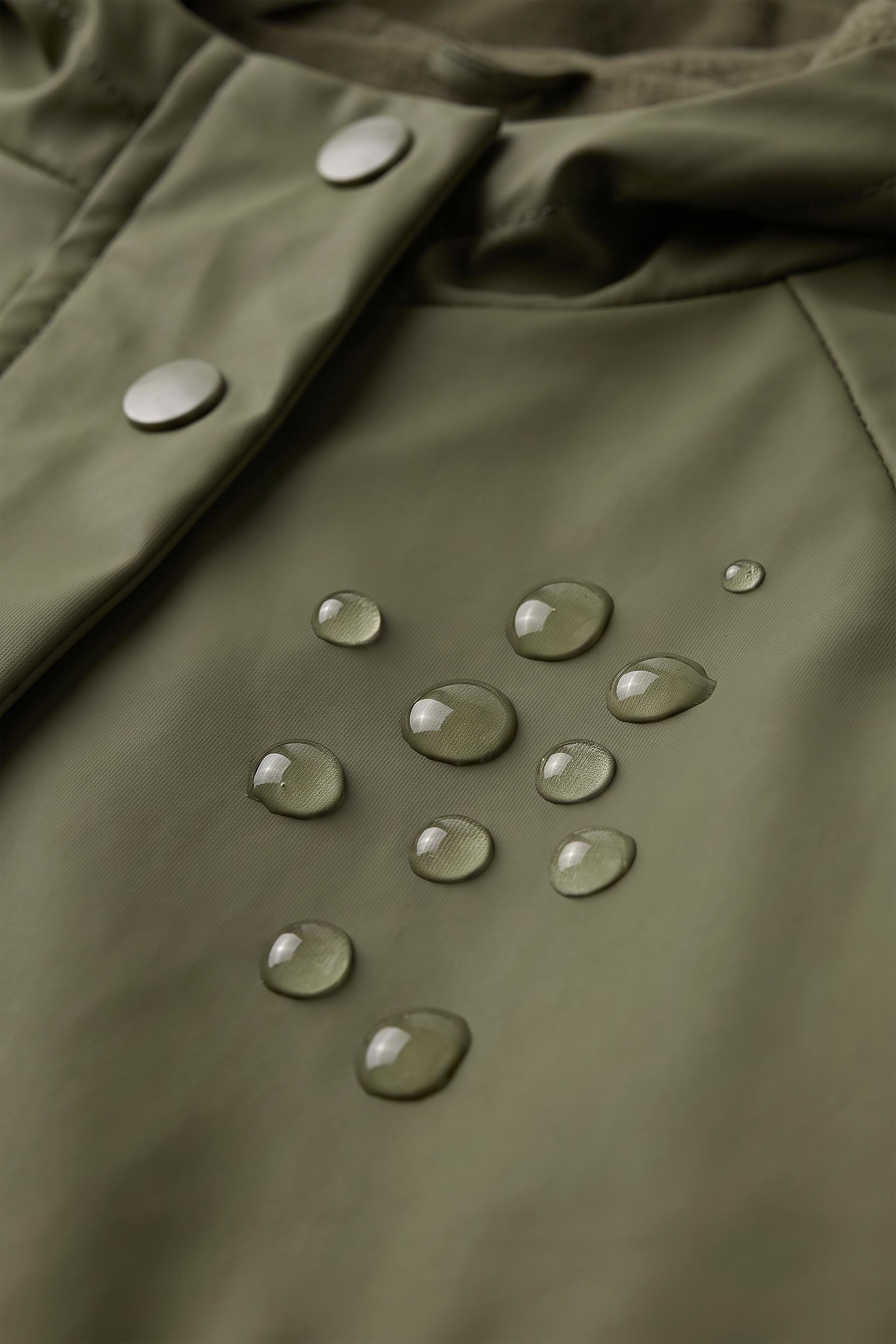 Детские куртки Zara WATER-RESISTANT RUBBERIZED RAINCOAT — фото 7