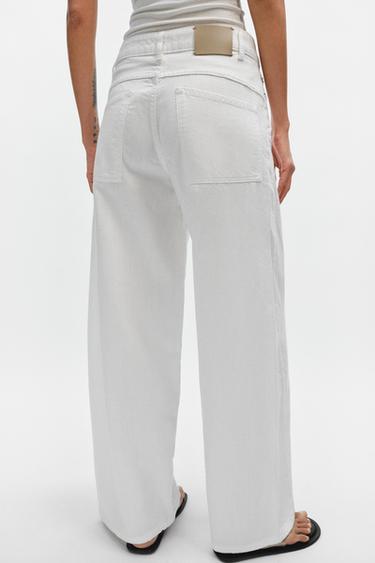 JEAN ZW COLLECTION LOOSE BARREL TAILLE NORMALE - Blanc de Zara - Image 2