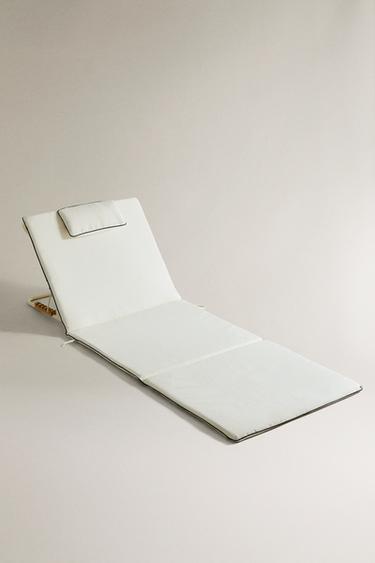 Zara XXL FOLDABLE BEACH LOUNGER - Ecru