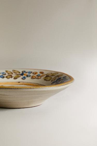 MINI ASSIETTE TERRE CUITE FLORALE - Beige de Zara - Image 3