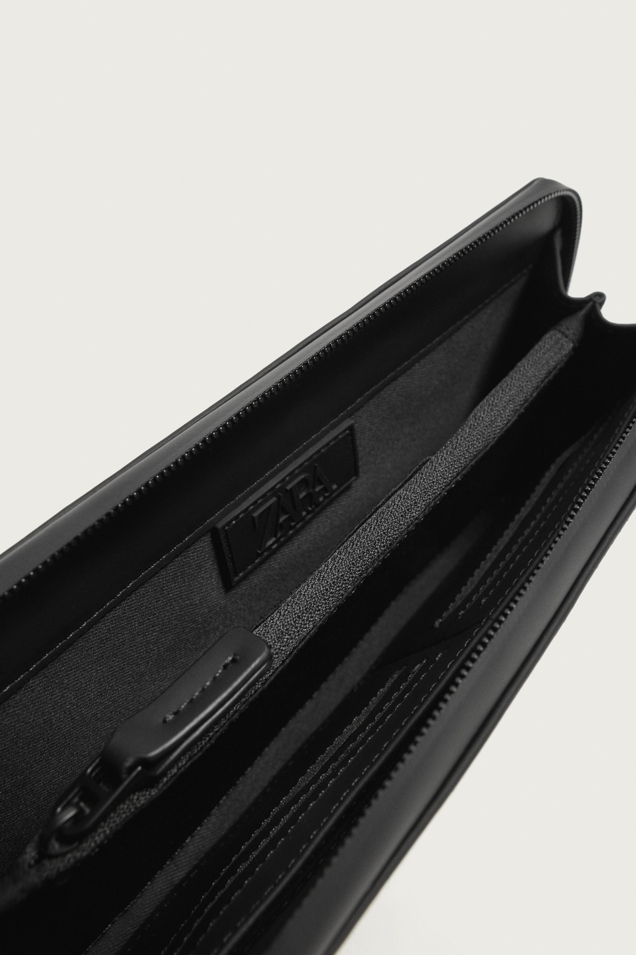 Мужские кошельки Zara RUBBERIZED XL WALLET — фото 5