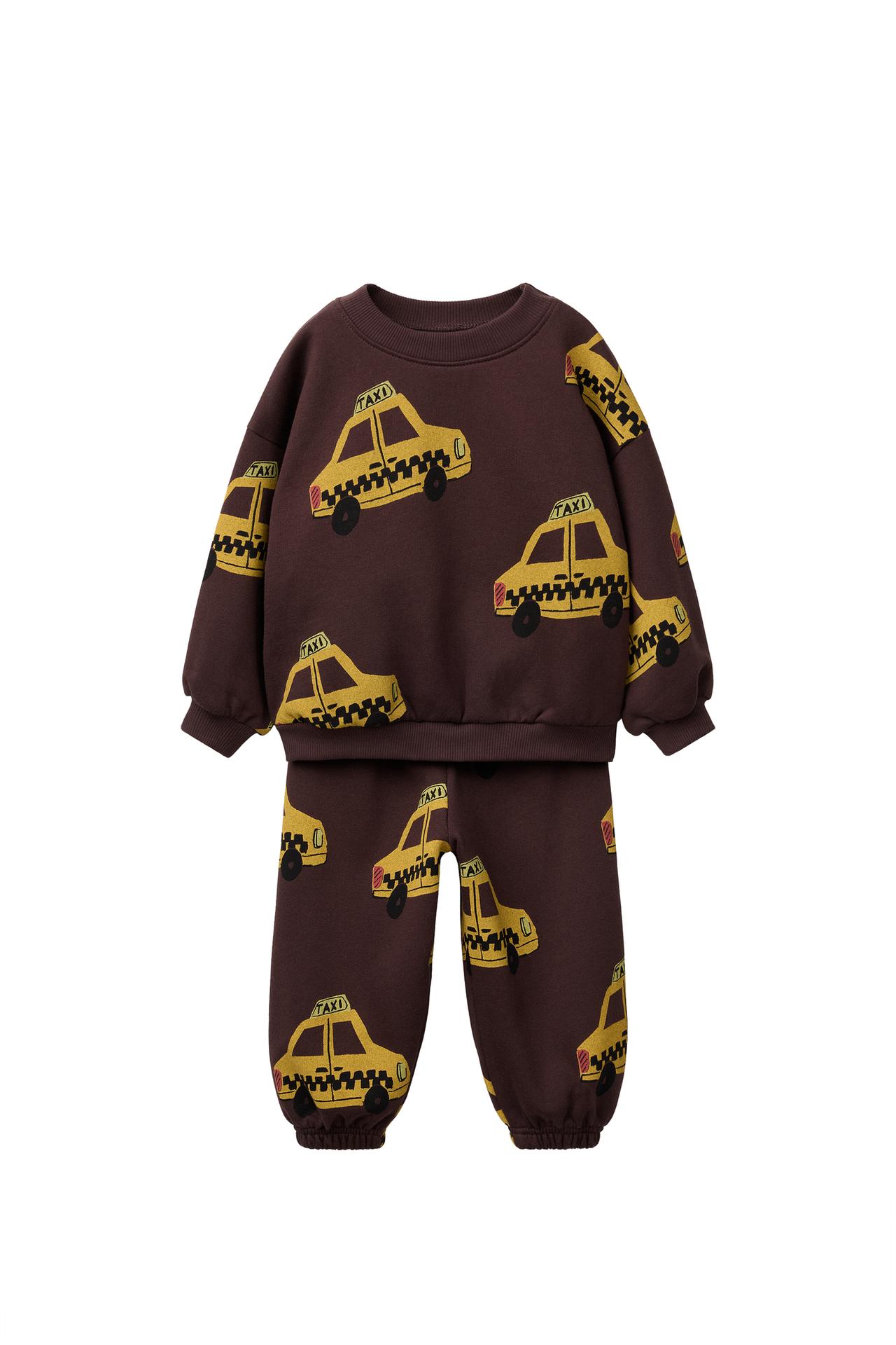 TAXI SWEATSHIRT AND JOGGERS SET