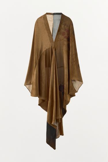 ROBE IMPRIMÉE 100% VISCOSE - Multicolore de Zara - Image 3