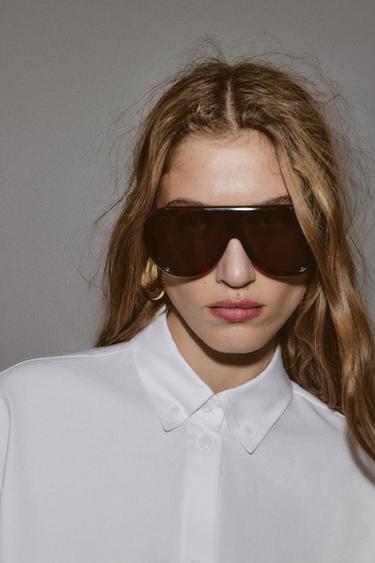 CHEMISE OVERSIZE OXFORD - Blanc de Zara - Image 2