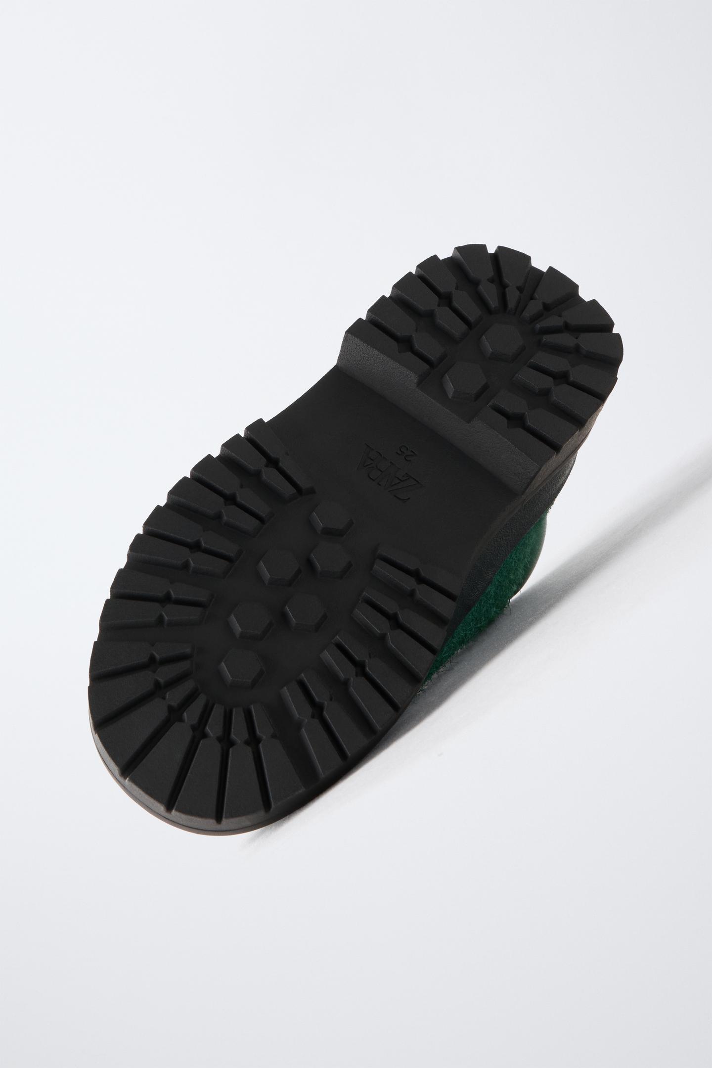 Детские кроссовки Zara Technical Sneaker, цвет: Зелёный — фото 7