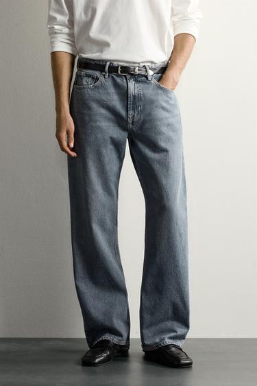 LOOSE-FIT JEANS - Faded blue by Zara